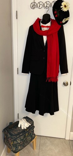 Costume mary poppins riciclato - mary,
