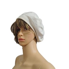 Berretto in cotone panna