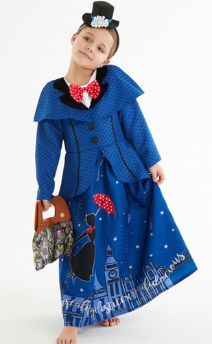 Costume mary poppins vestito - mary,